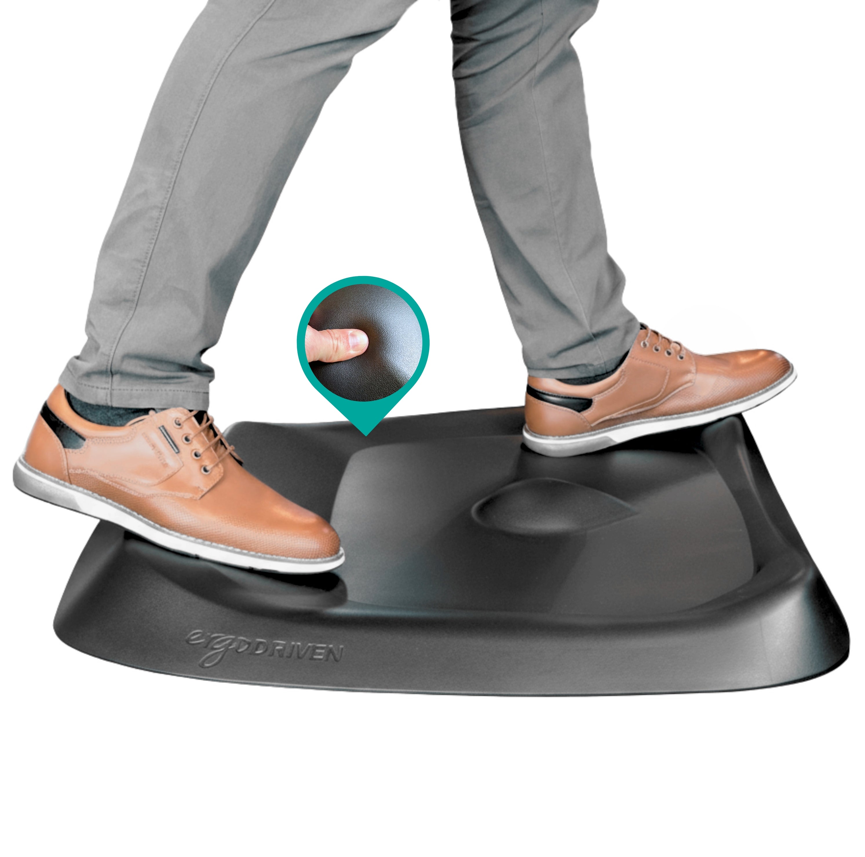 Topo Not-Flat Standing Desk Mat | The Anti-Fatigue Mat with