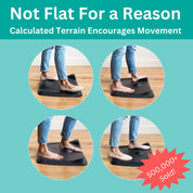 Topo | The Not-Flat Standing Desk Anti-Fatigue Mat with Calculated Terrain