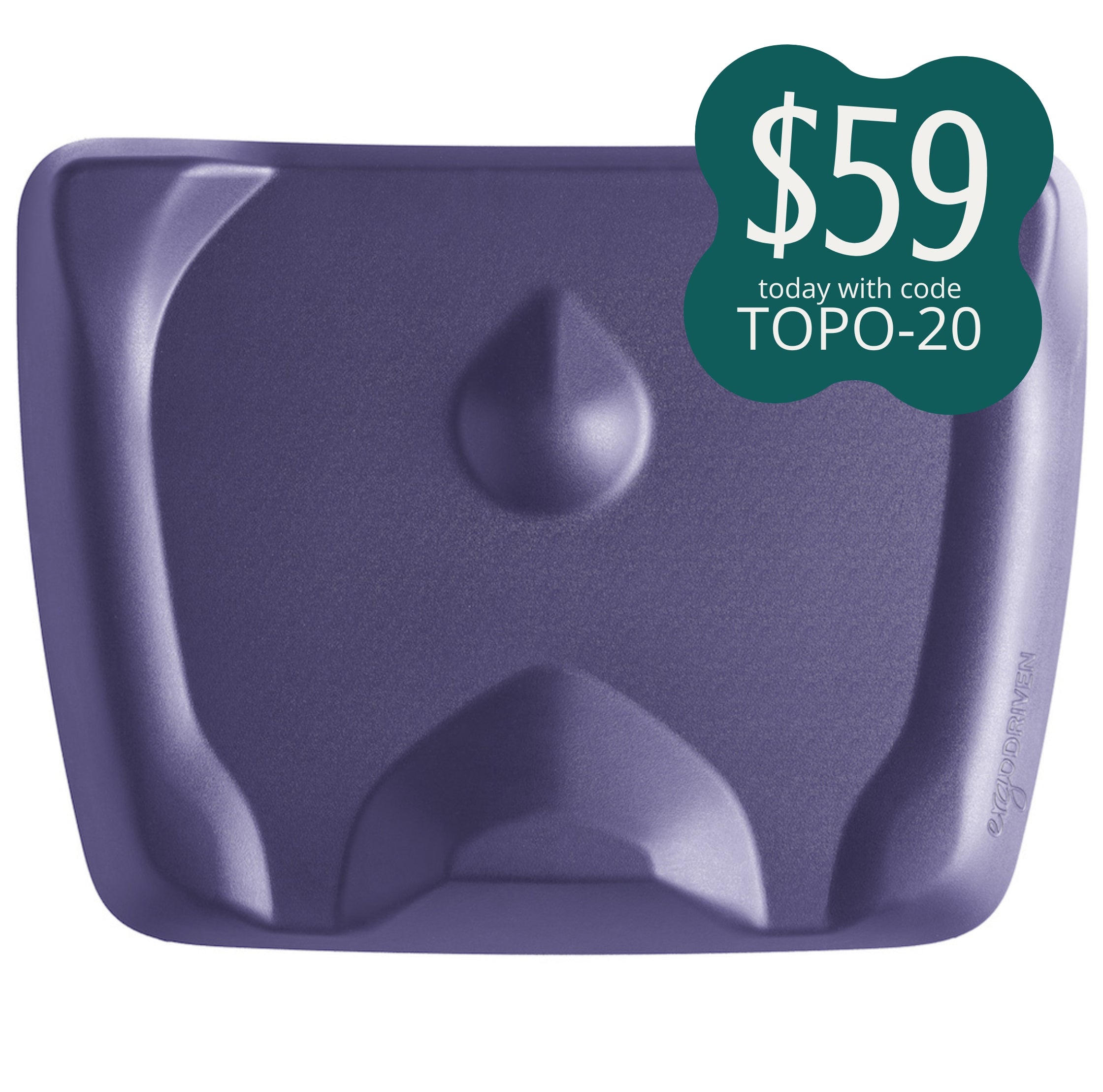 Topo Not-Flat Standing Desk Mat | The Anti-Fatigue Mat with Calculated Terrain