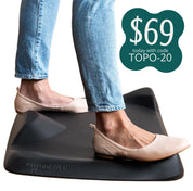 Topo Not-Flat Standing Desk Mat | The Anti-Fatigue Mat with Calculated Terrain