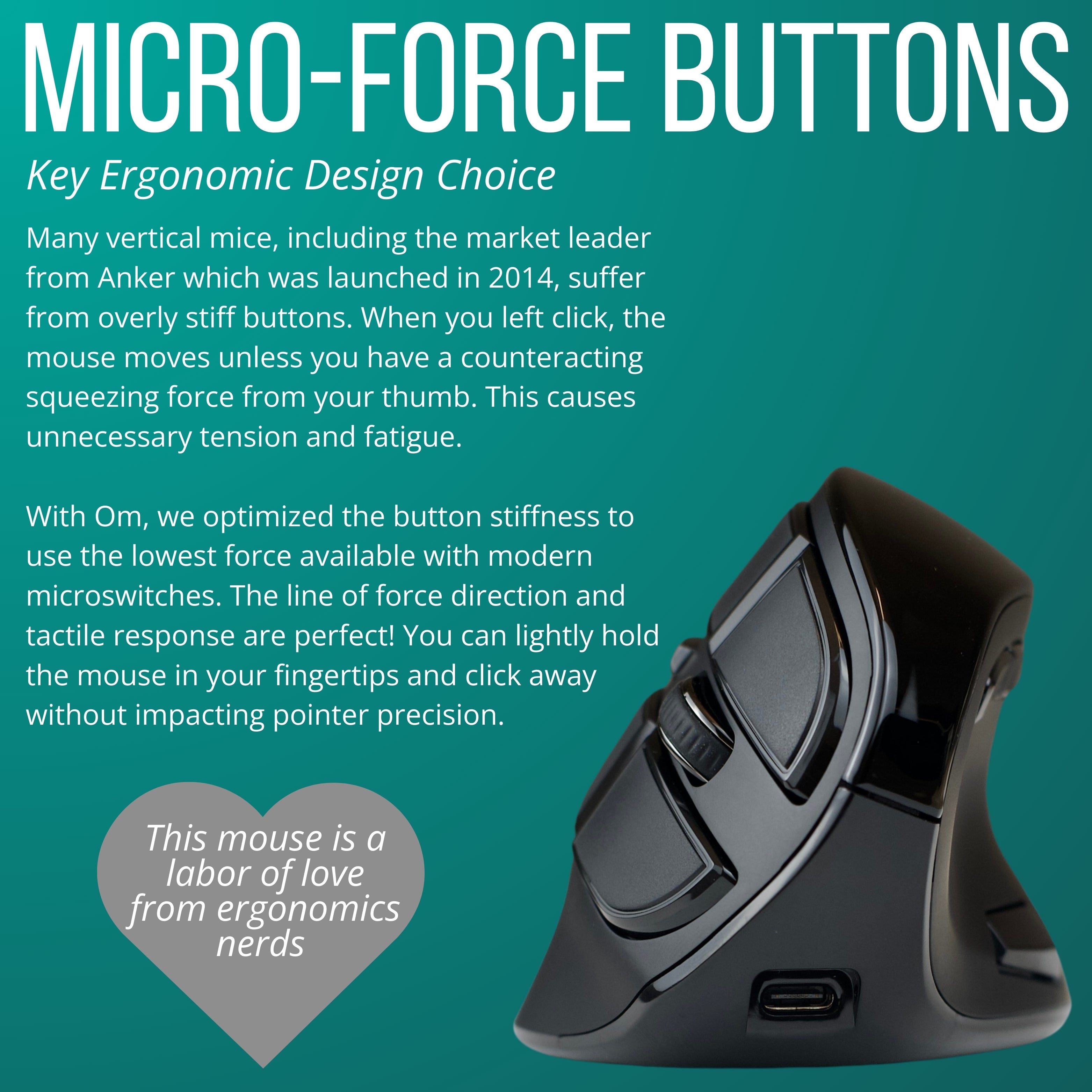 Om | The Vertical Handshake Mouse