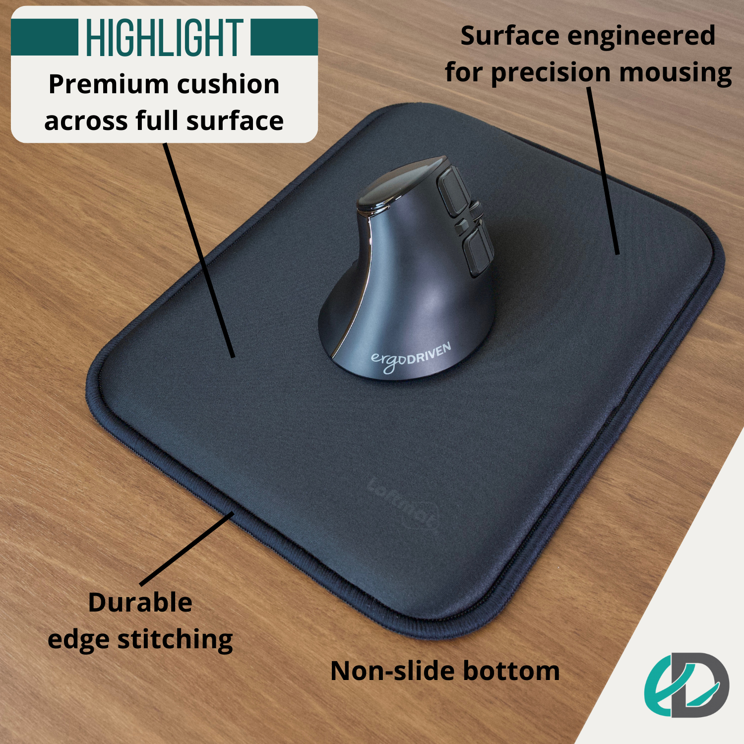 Loftmat Fully Cushioned Ergonomic Mouse Pad