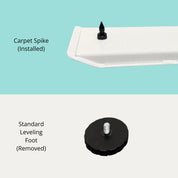 Standing Desk Carpet Spikes