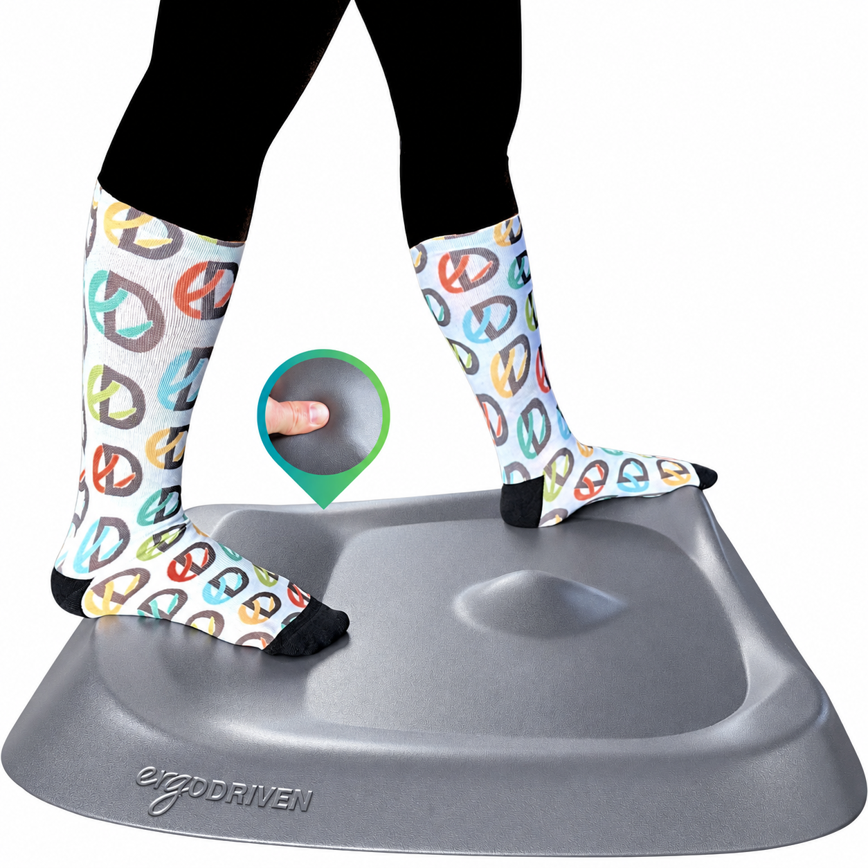 Topo Not-Flat Standing Desk Mat | The Anti-Fatigue Mat with Calculated Terrain