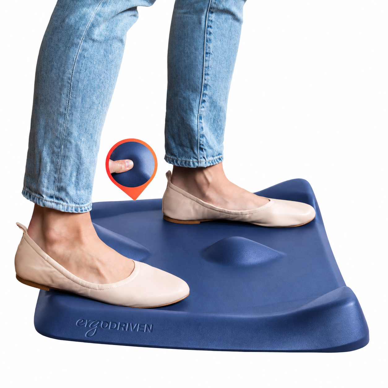 Topo Not-Flat Standing Desk Mat | The Anti-Fatigue Mat with Calculated Terrain