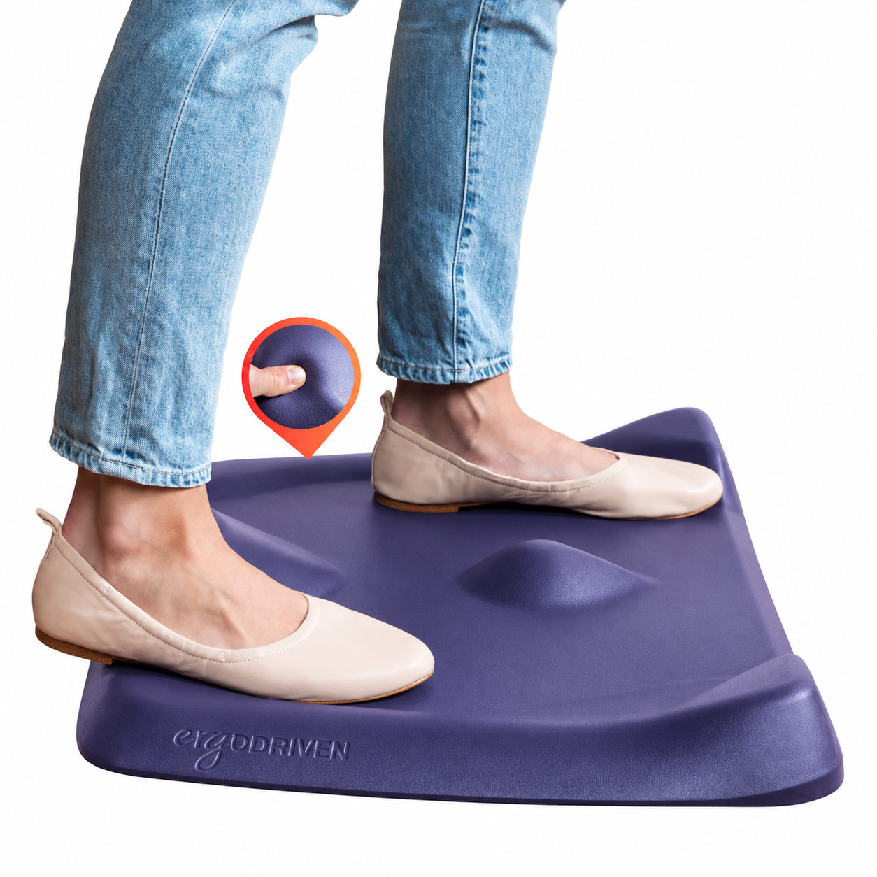 Topo Not-Flat Standing Desk Mat | The Anti-Fatigue Mat with Calculated Terrain