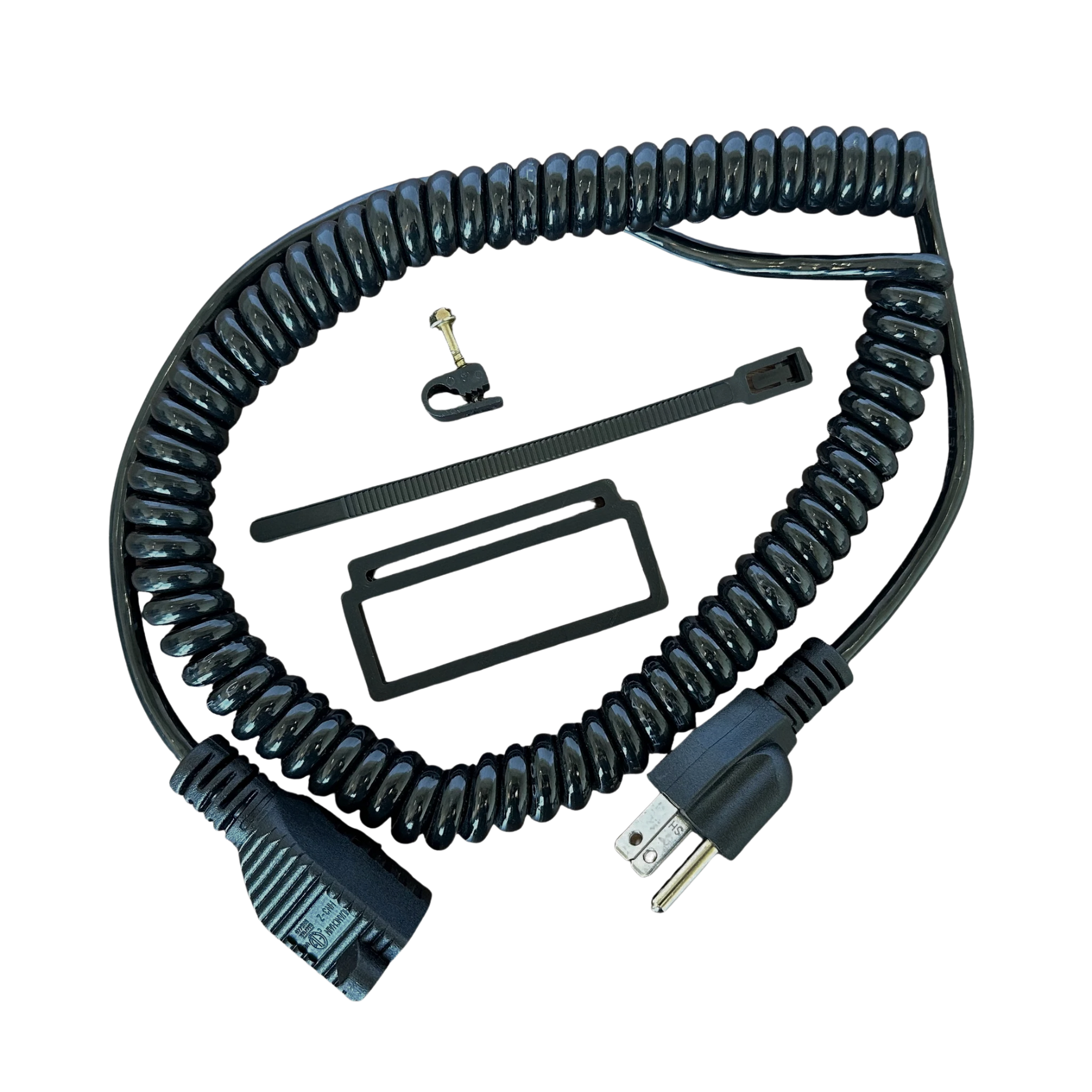 Standing Desk Coiled Power Cord