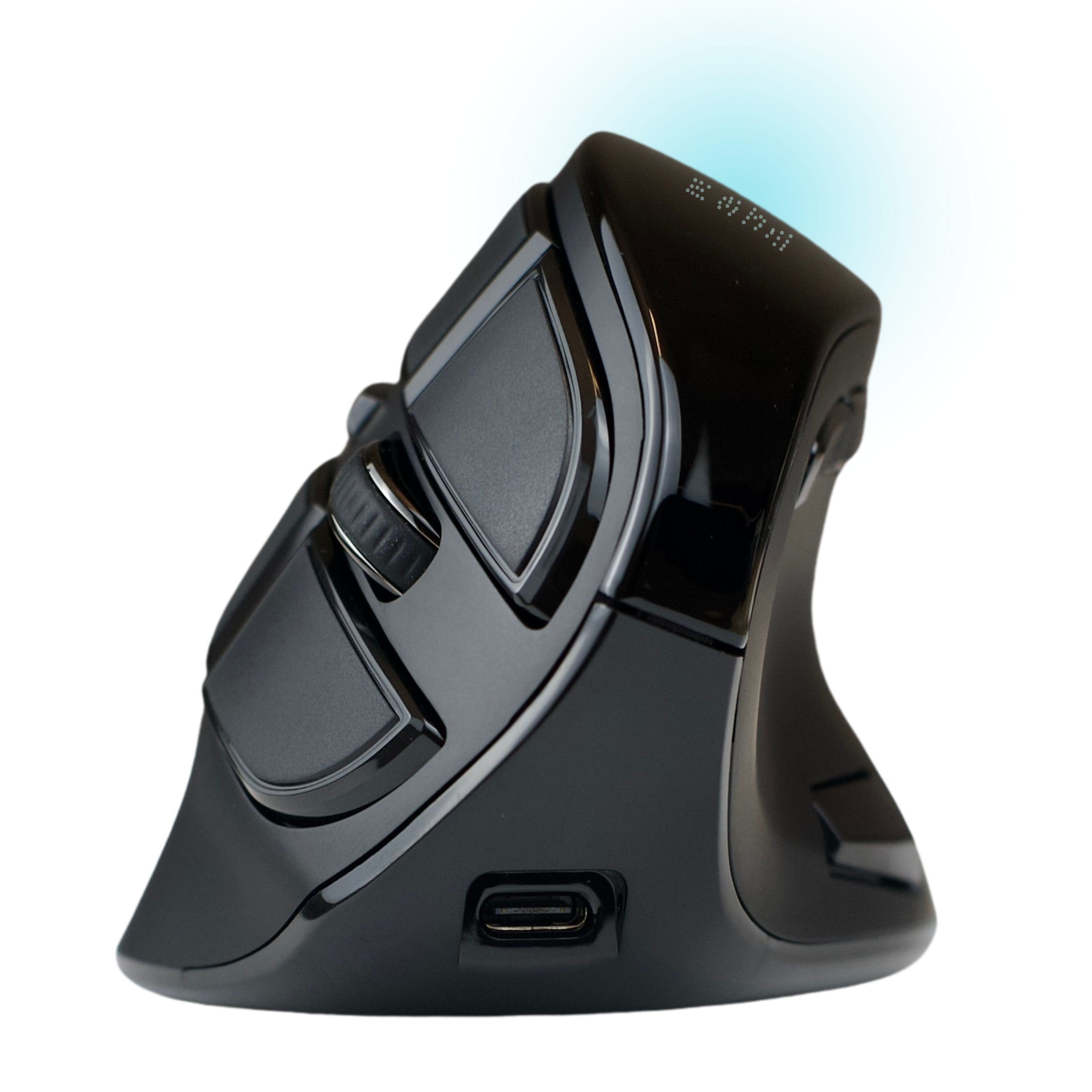 Om Ergonomic Mouse with Screen | Wireless Vertical Handshake Mouse ...