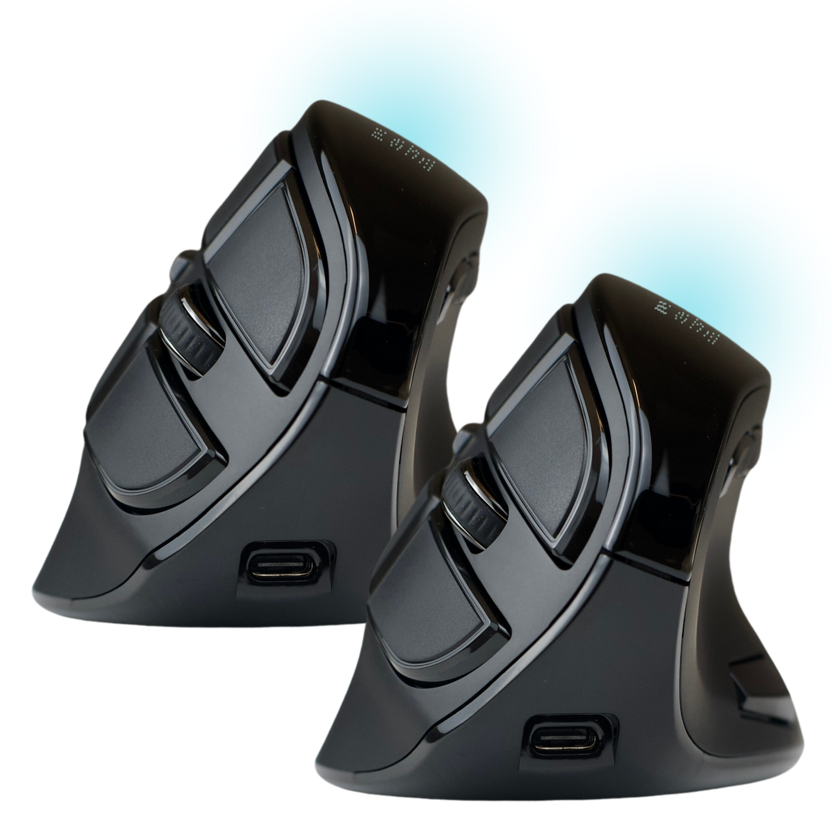 Om Ergonomic Mouse with Screen | Wireless Vertical Handshake Mouse ...