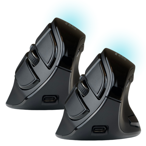 Om Ergonomic Mouse with Screen | Wireless Vertical Handshake Mouse ...