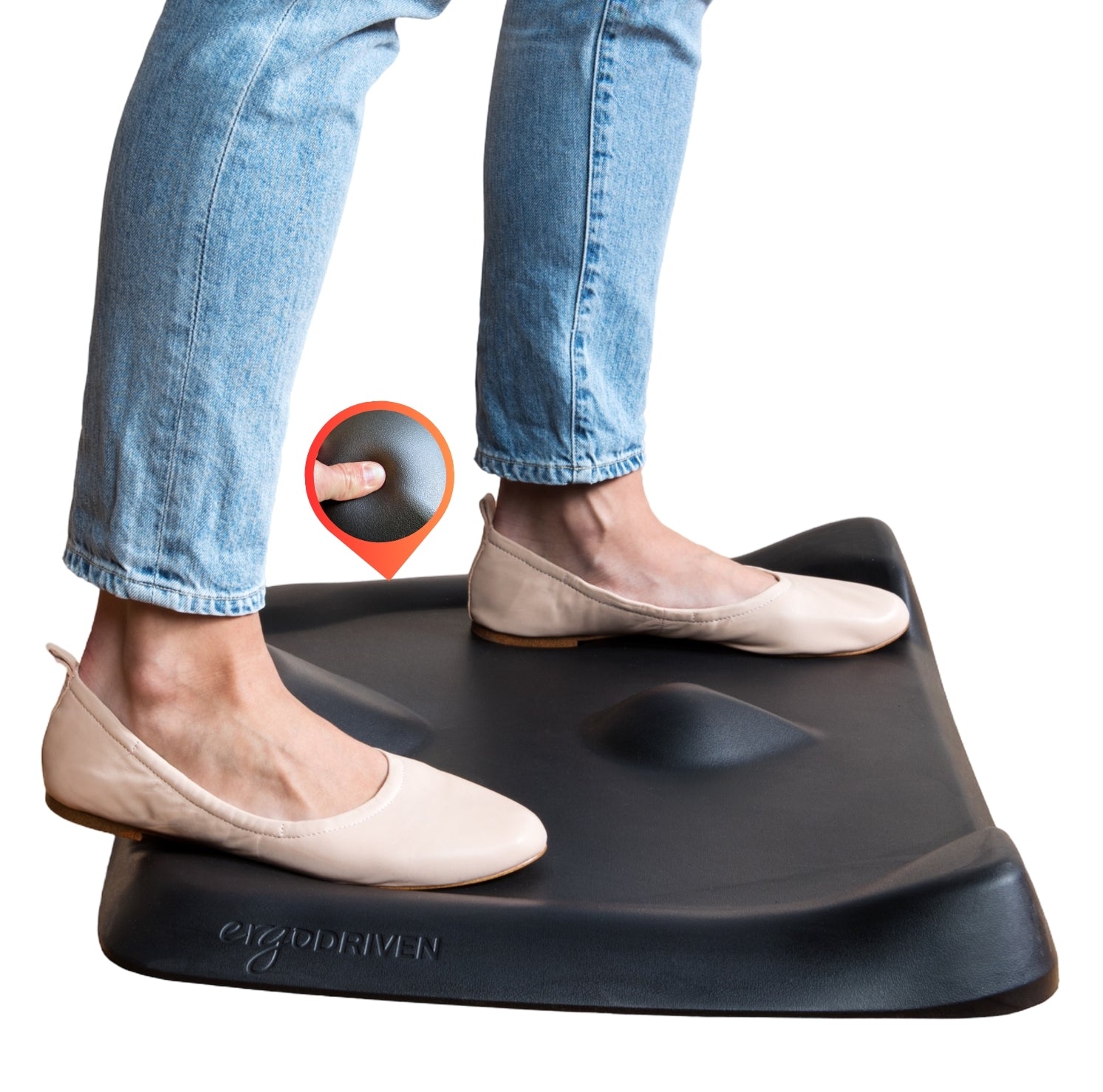 Topo | The Not-Flat Standing Desk Anti-Fatigue Mat with Calculated Terrain